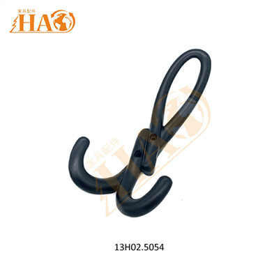 Paduan seng Black Matt Hook untuk pakaian